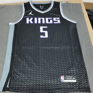 NBA 5 Fox Sacramento Kings statement Maillot noir